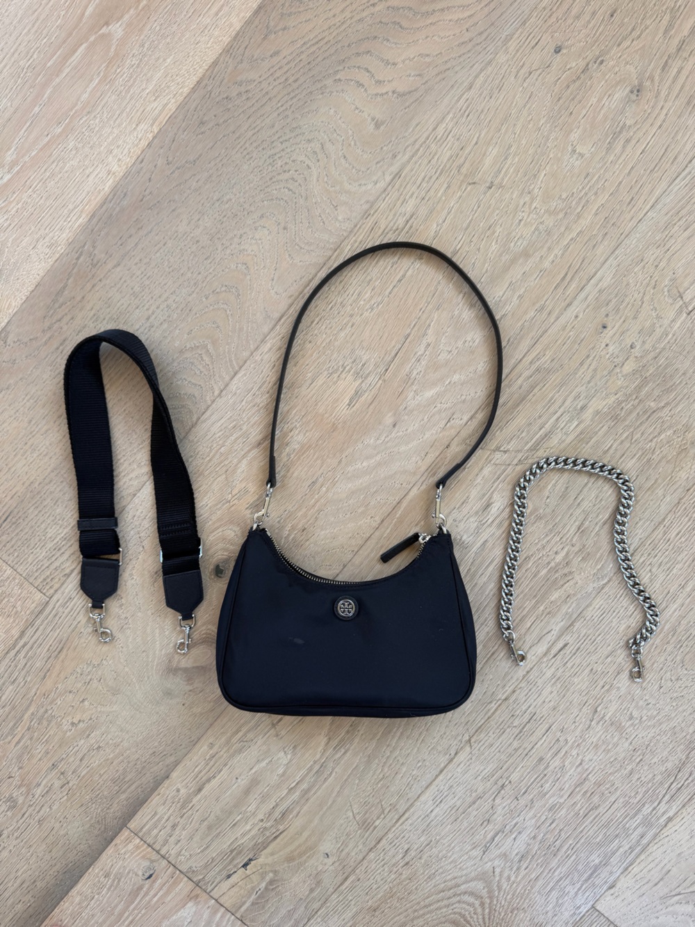 Tory Burch Black Women’s Shoulder Bag - Classic Nylon Crossbody